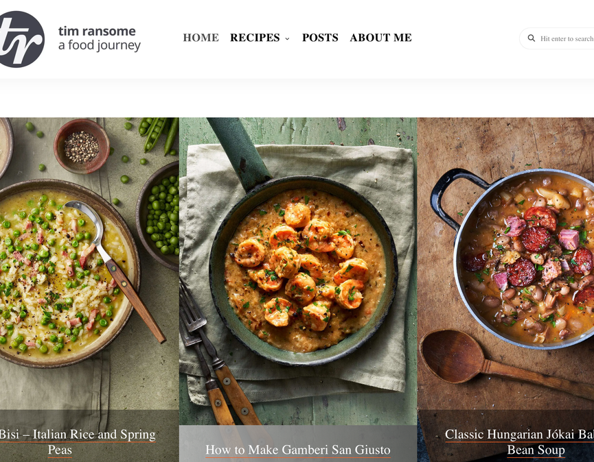 Tim Ransome website screenshot