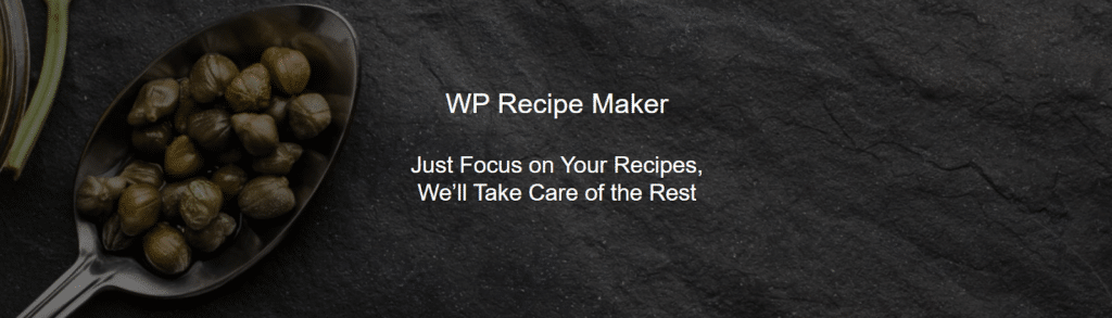 WP Recipe Maker Homepage