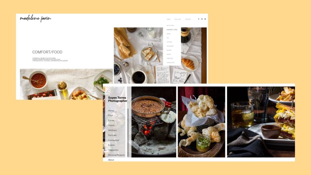 Portfolio examples