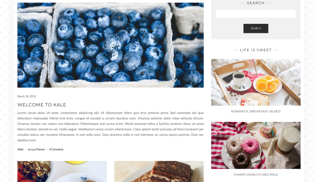 theme examples of Kale