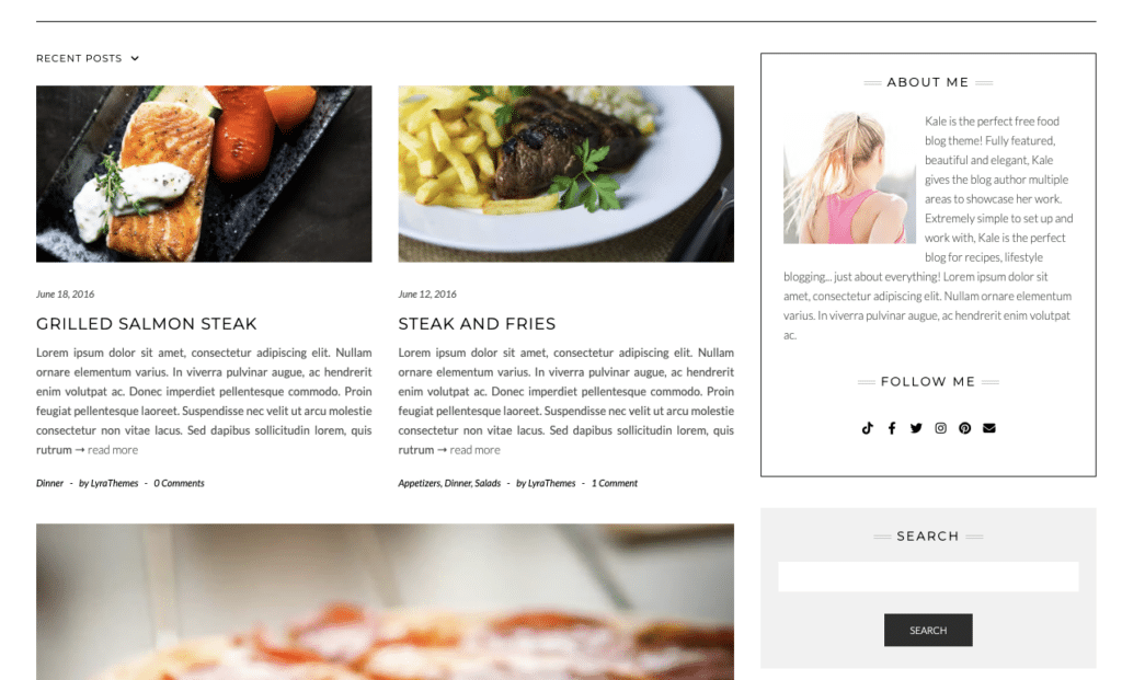 theme example of Kale