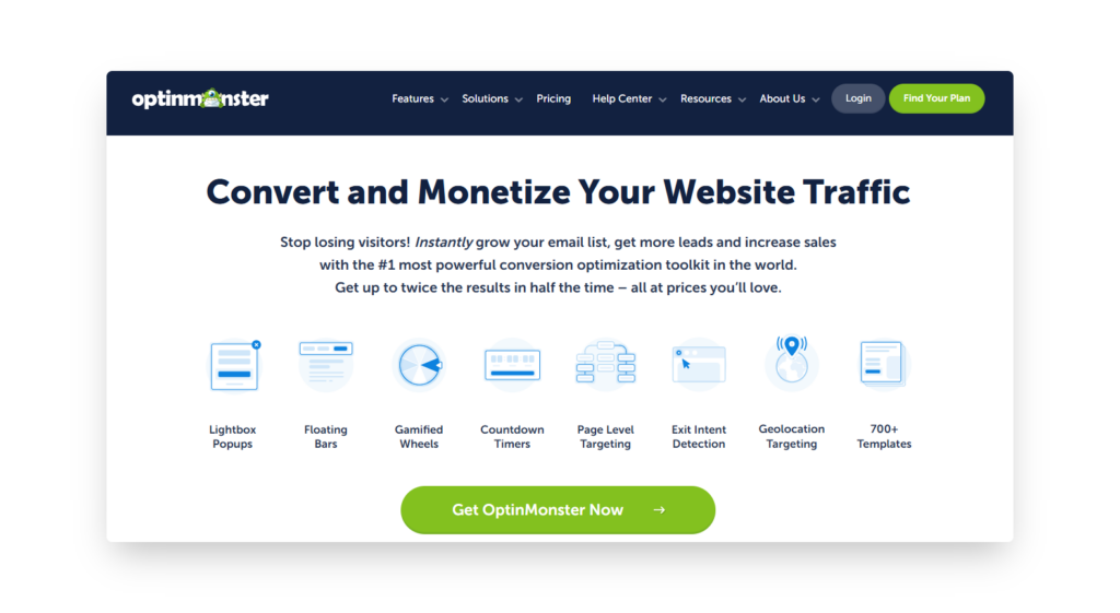 OptinMonster homepage