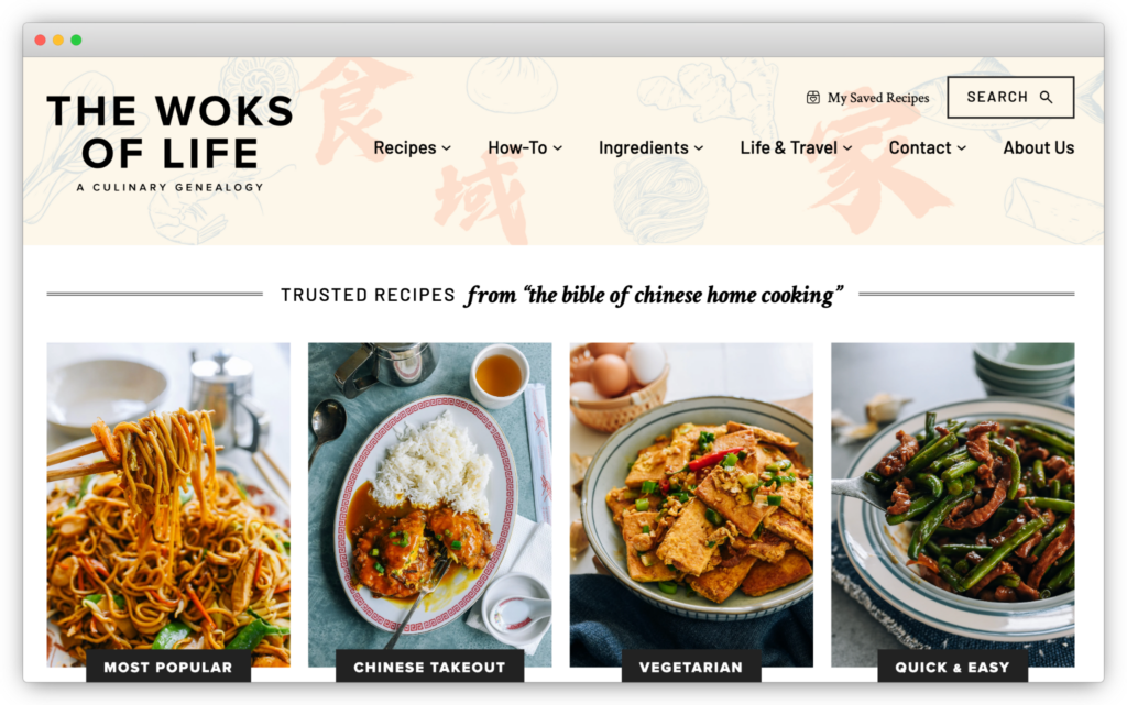 The Woks of Life homepage