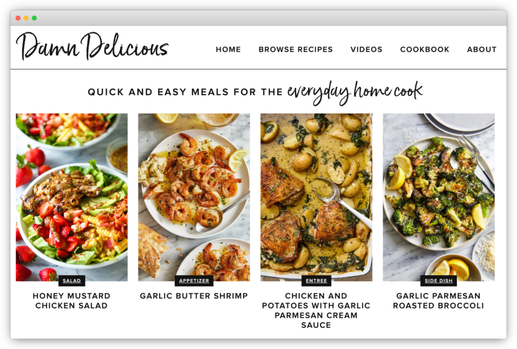 Damn Delicious homepage