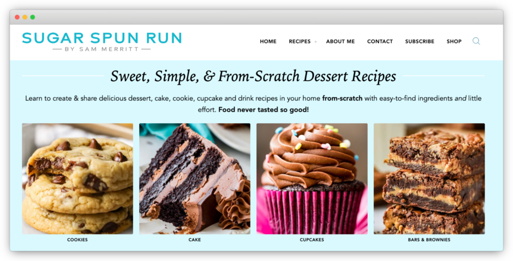 Sugar Spun Run homepage