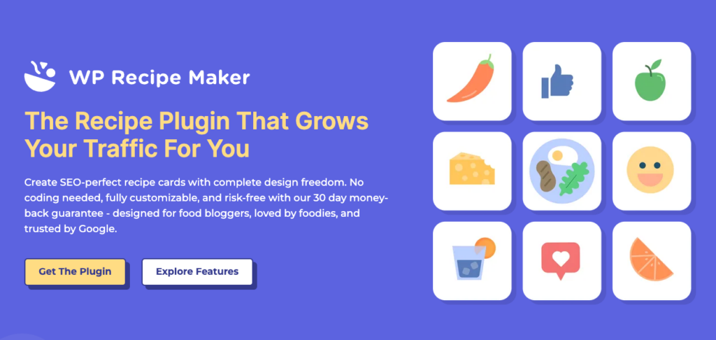 Alt text: WP Recipe Maker plugin | Source: WPRM