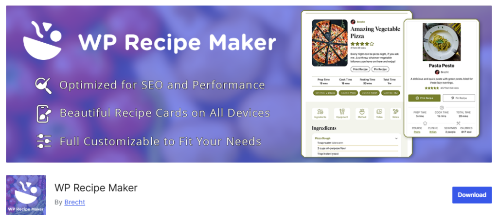 WP Recipe Maker Free